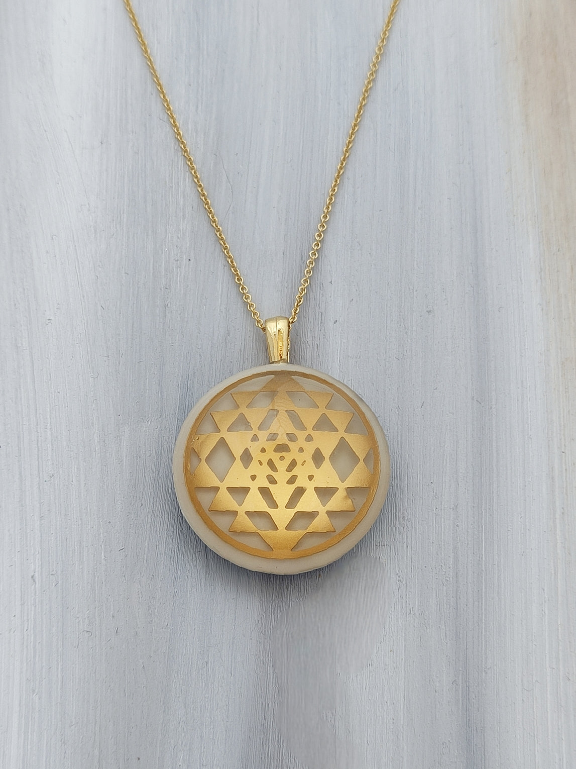 Gilded Sri Yantra - Goldfield chain